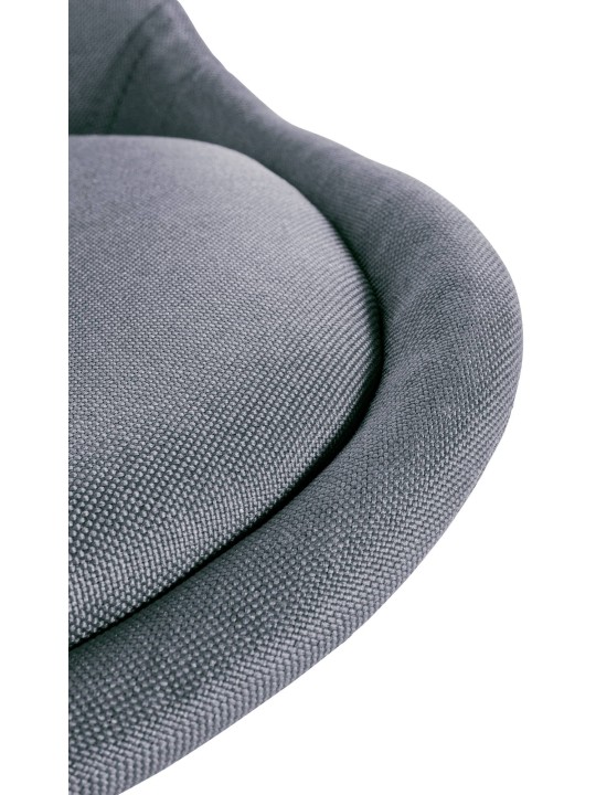 Scaun Sofia Fabric Square, gri deschis
