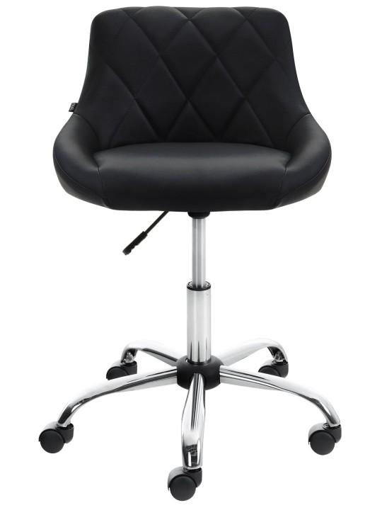 Scaun de lucru Lazio imitatie piele, negru