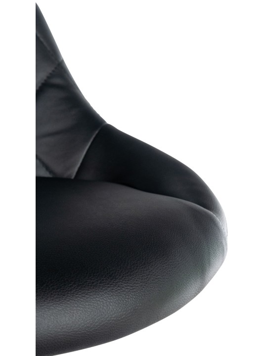 Scaun de lucru Lazio imitatie piele, negru