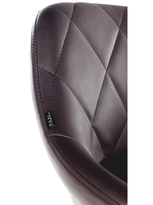 Scaun de lucru Lazio imitatie piele, maro