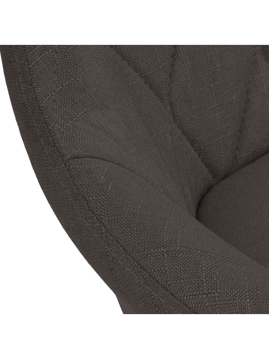 Scaun de bar Lazio stofa crom, gri închis