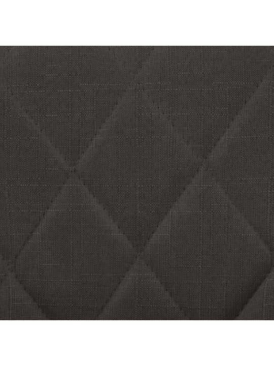 Scaun de bar Lazio stofa crom, gri închis