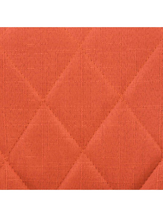 Scaun de bar Lazio stofa crom, portocaliu