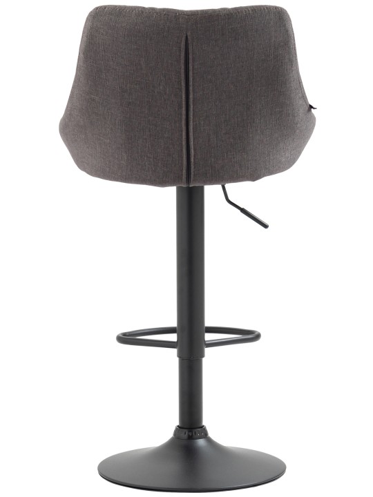 Scaun de bar țesătură Lazio, gri