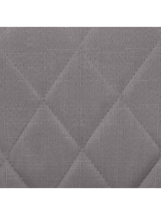 Scaun de bar țesătură Lazio, gri