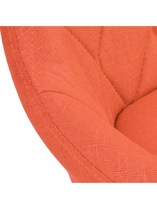 Scaun de bar țesătură Lazio, portocaliu Scaun de bar țesătură Lazio, portocaliu