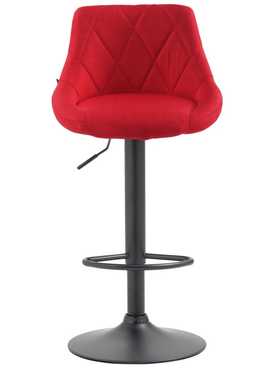 Scaun de bar țesătură Lazio, roșu