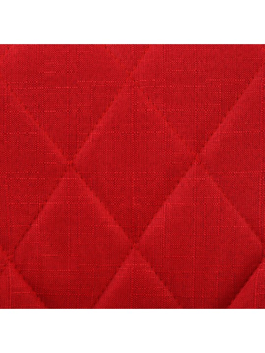 Scaun de bar țesătură Lazio, roșu