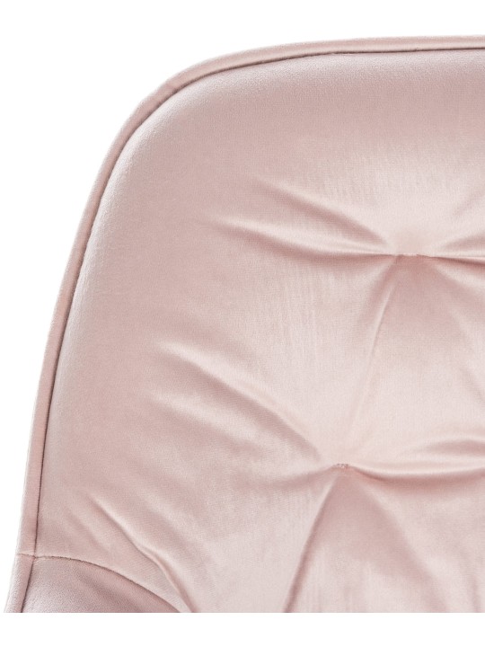 Scaun de bar Gibson catifea, roz