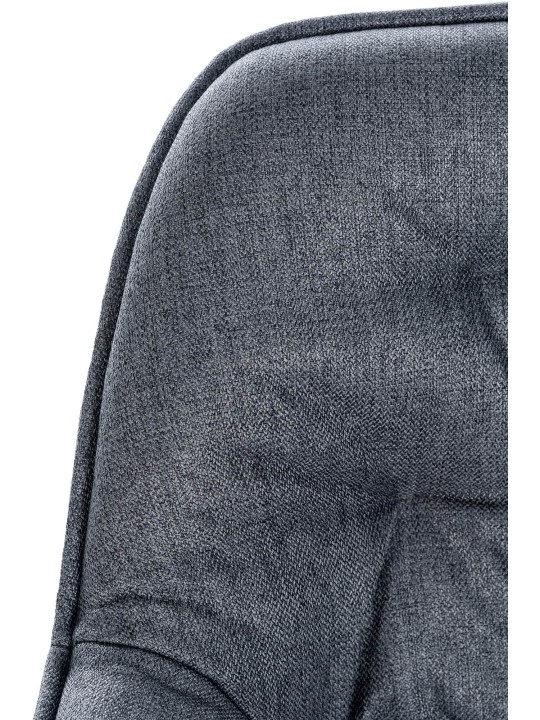 Scaun de bar țesătură Gibson, gri