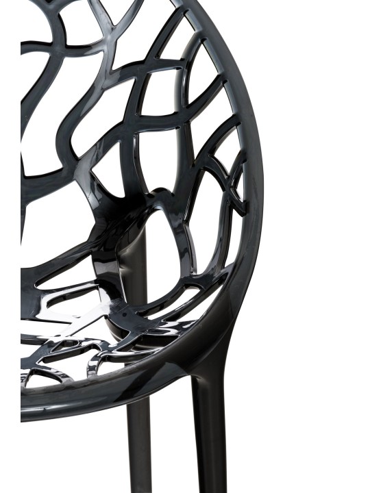 Scaun stivuitor CRYSTAL, negru