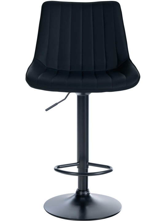 Scaun de bar Toni imitatie piele, negru Scaun de bar Toni imitatie piele, negru