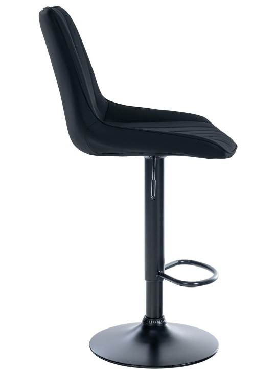 Scaun de bar Toni imitatie piele, negru Scaun de bar Toni imitatie piele, negru