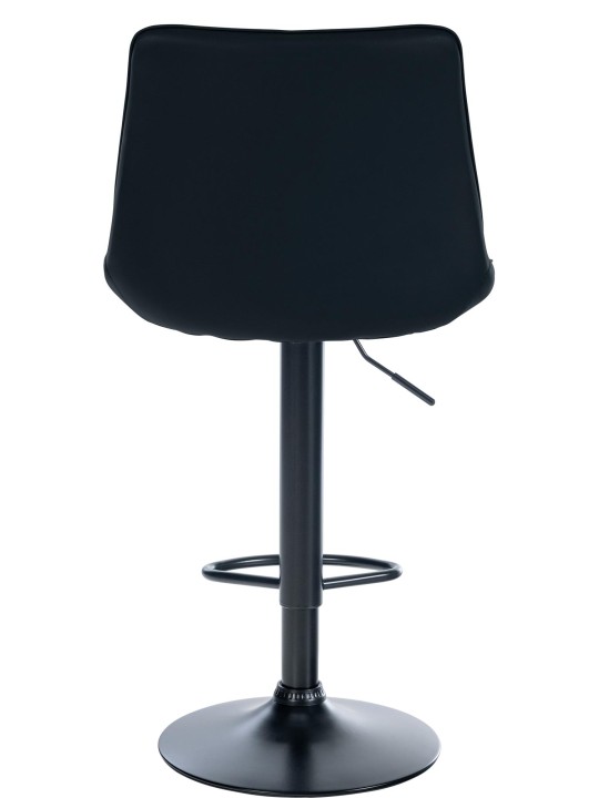 Scaun de bar Toni imitatie piele, negru Scaun de bar Toni imitatie piele, negru
