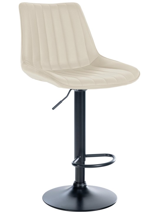 Scaun de bar Toni imitatie piele, crem Scaun de bar Toni imitatie piele, crem