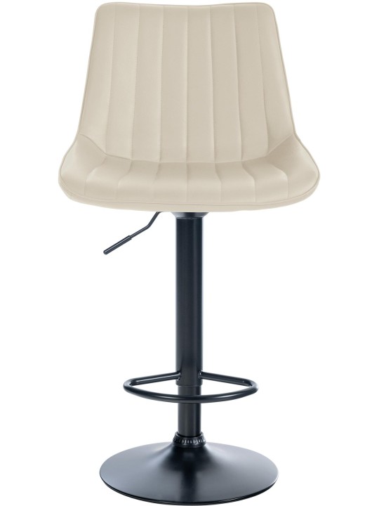 Scaun de bar Toni imitatie piele, crem Scaun de bar Toni imitatie piele, crem