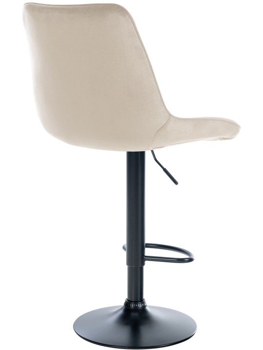 Scaun de bar Toni catifea, crem Scaun de bar Toni catifea, crem