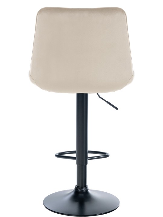 Scaun de bar Toni catifea, crem Scaun de bar Toni catifea, crem