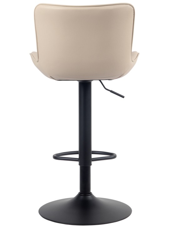 Scaun de bar Linus imitatie piele, crem