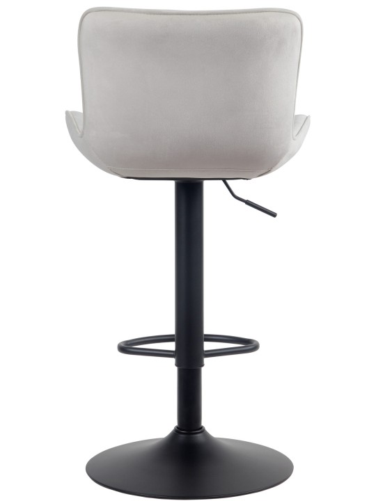 Scaun de bar Linus catifea, crem