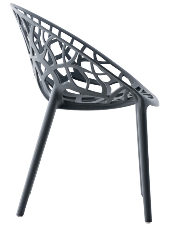 Set 4 scaune Hope, antracit