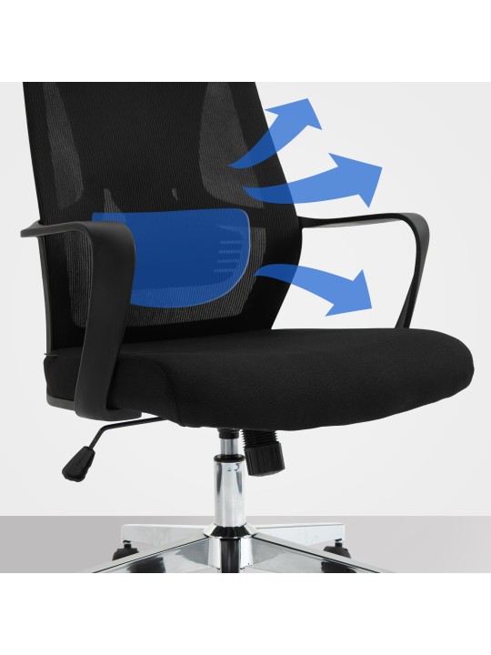 Scaun de birou Kanab, negru