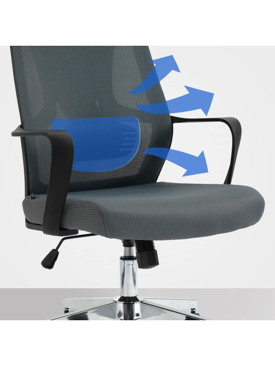 Scaun de birou Kanab, gri