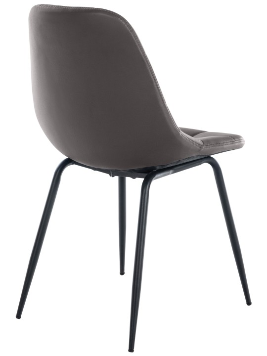 Scaun Tom imitatie de piele, maro