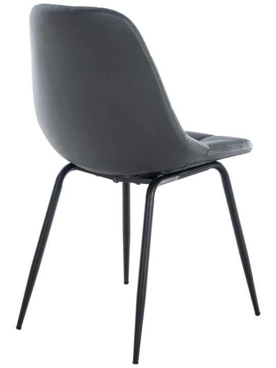 Scaun Tom imitatie de piele, gri Scaun Tom imitatie de piele, gri