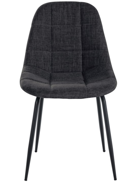 Scaun Tom stofa, gri închis