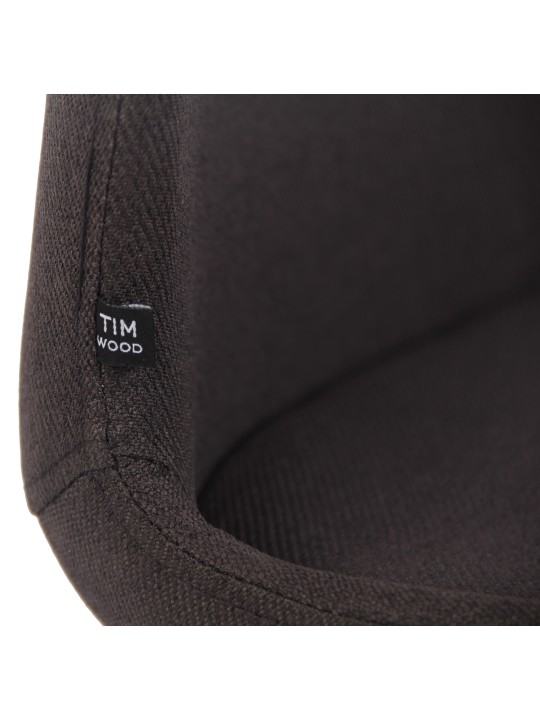 Set 2 scaune Luna stofa, negru