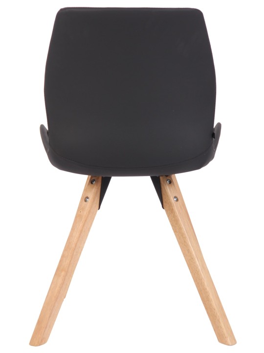 Set 4 scaune Luna imitatie piele, negru Set 4 scaune Luna imitatie piele, negru