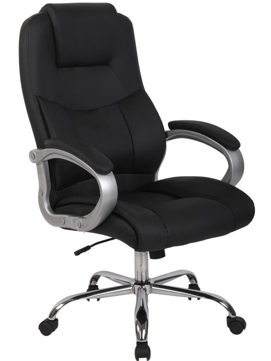 Scaun de birou BIG Apollo imitatie piele V2, negru