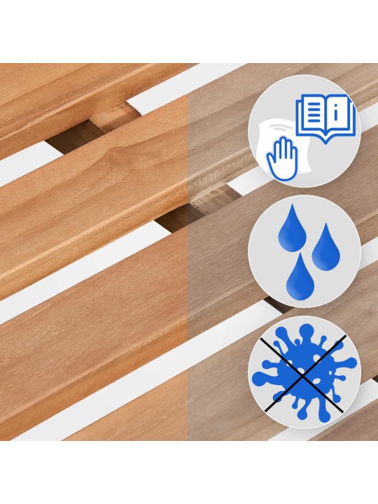 Bancă din tec Jackson V2 220 cm, tec