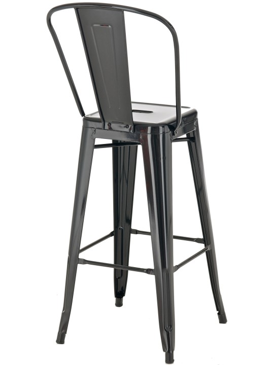 Set 4 scaune de bar Aiden, negru Set 4 scaune de bar Aiden, negru