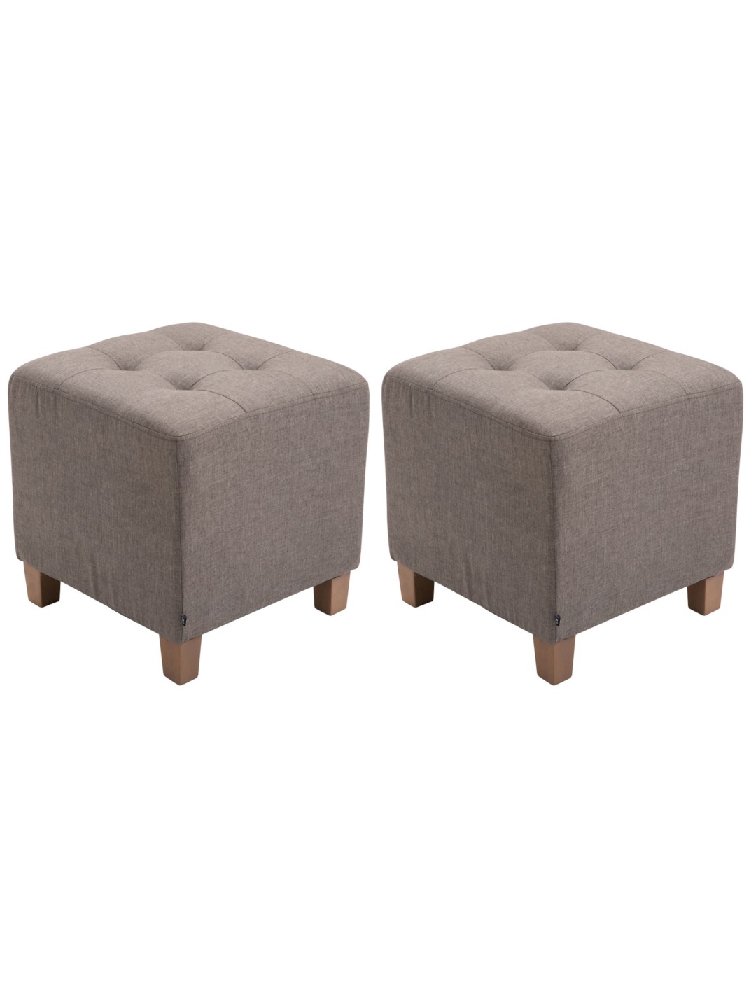 Set 2 scaune faraon, antice-luminoase, taupe