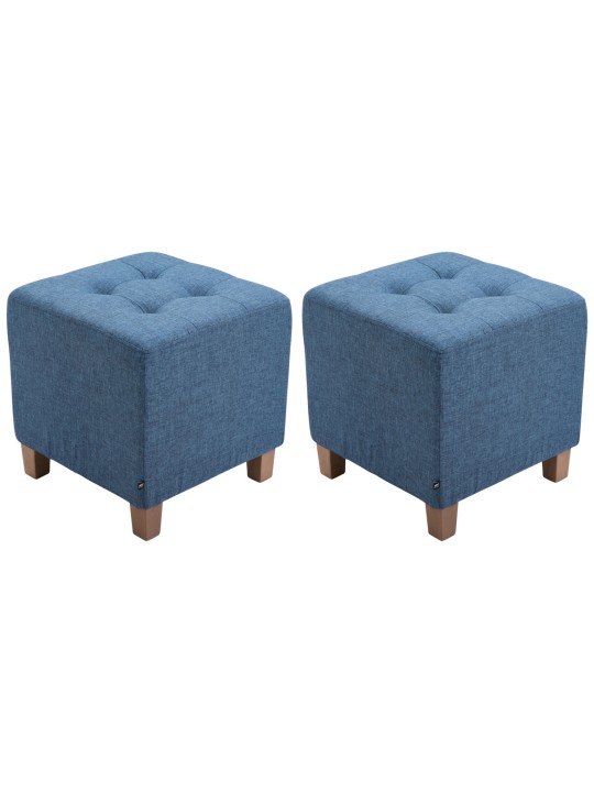 Set 2 scaune faraon, antice-luminoase, albastru