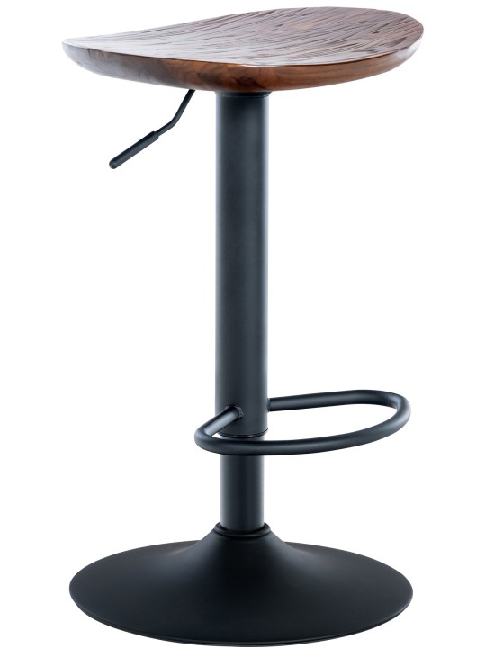 Scaun de bar Skelde, nuc