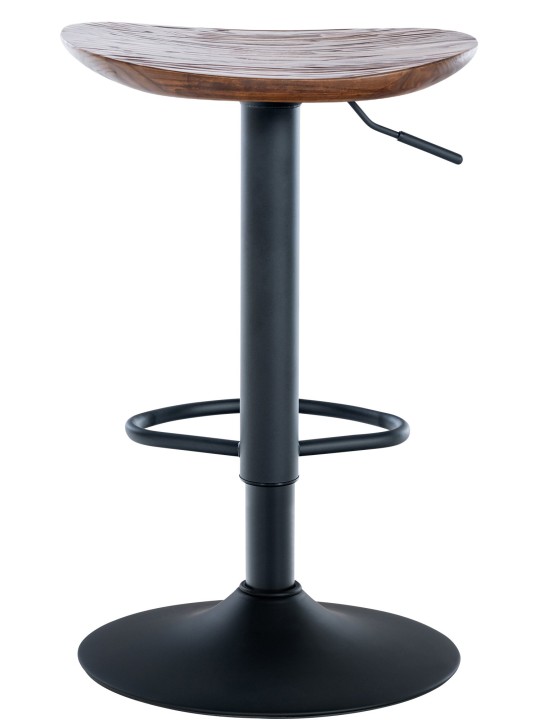 Scaun de bar Skelde, nuc