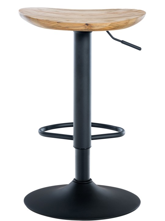 Set 2 scaune de bar Skelde, natural