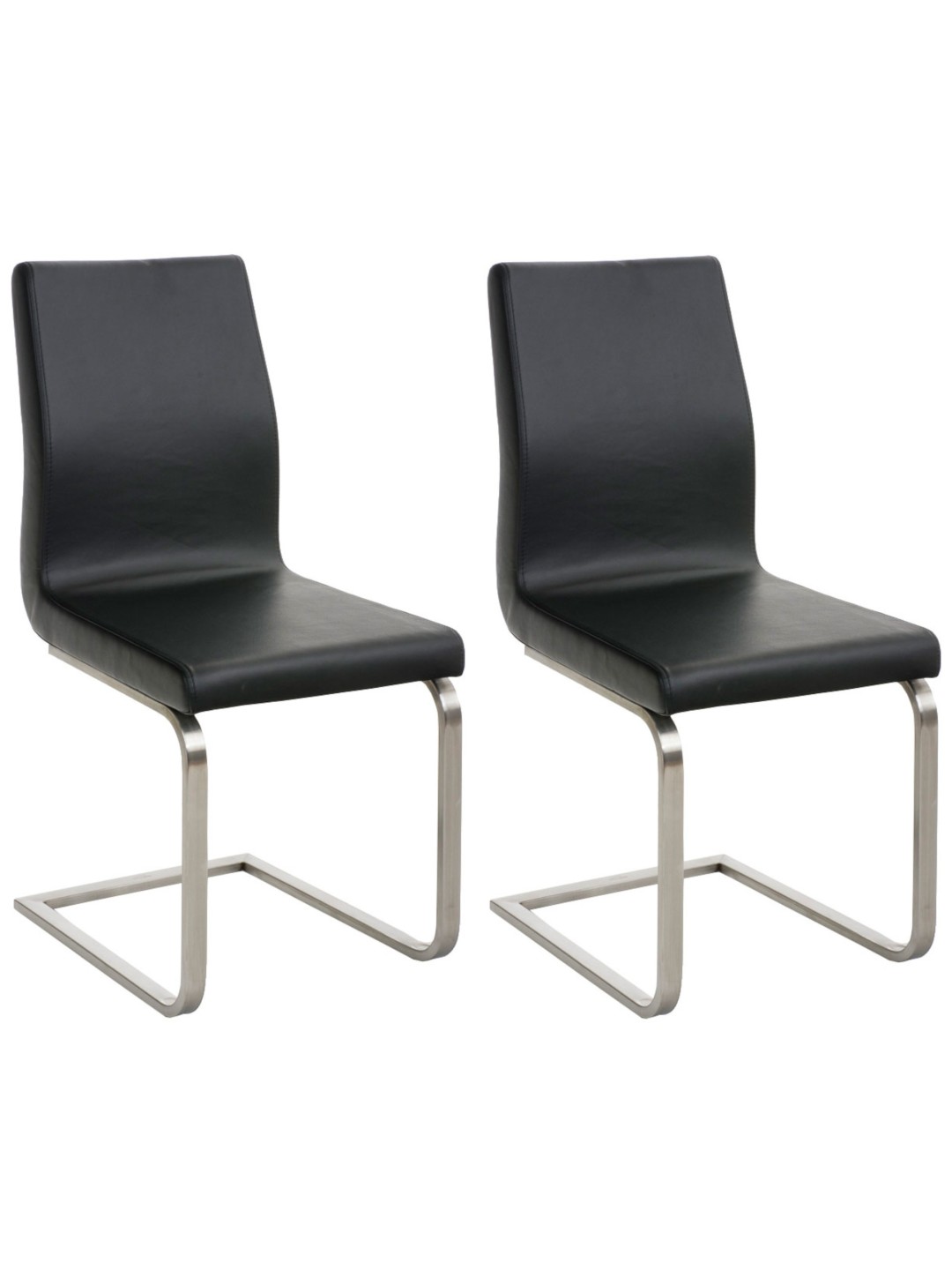 Set de 2 scaune de sufragerie Belfort, negru