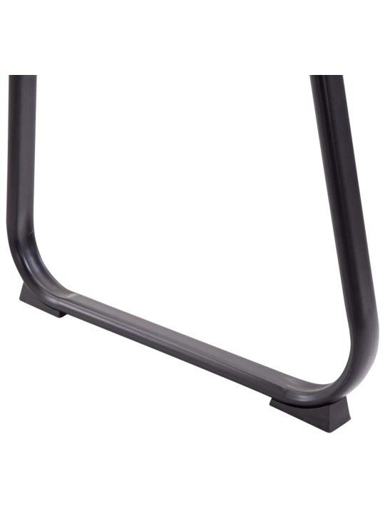 Set 2 scaune vizitator Canada B imitatie piele, negru