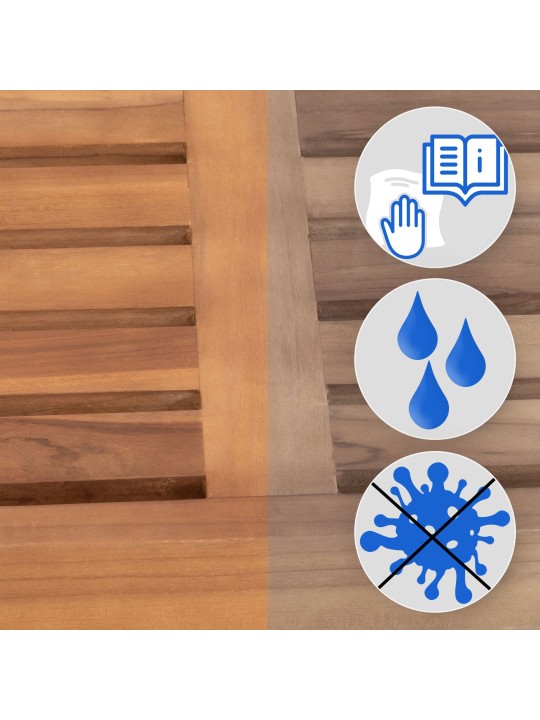 Bancă din tec Halden 200 cm, tec