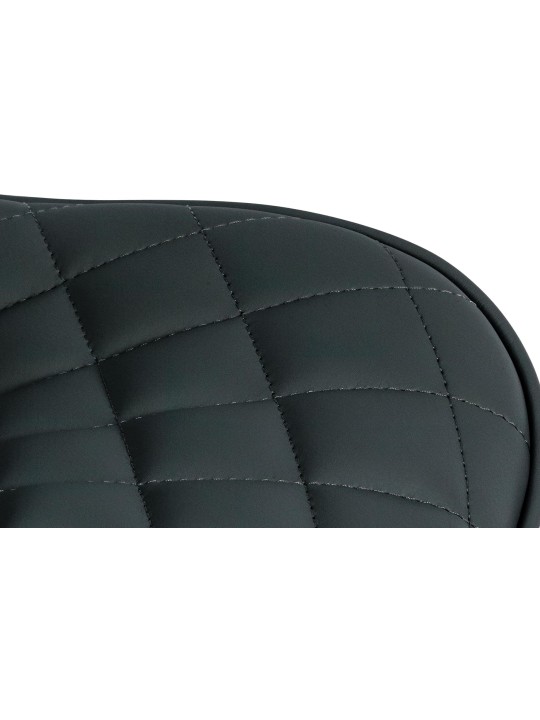 Scaun de bar Minosa imitatie piele, negru