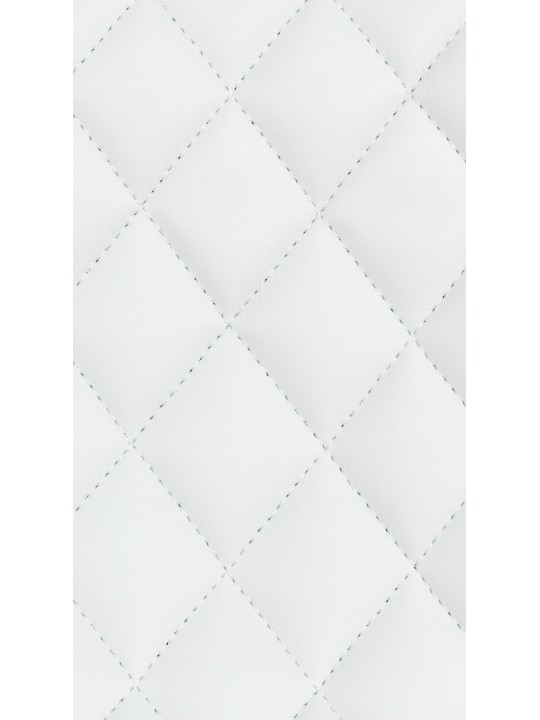 Scaun de bar Minosa imitatie piele, alb