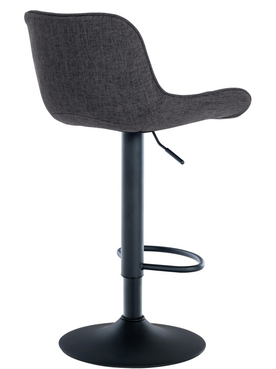 Scaun de bar Tesatura Minosa, negru