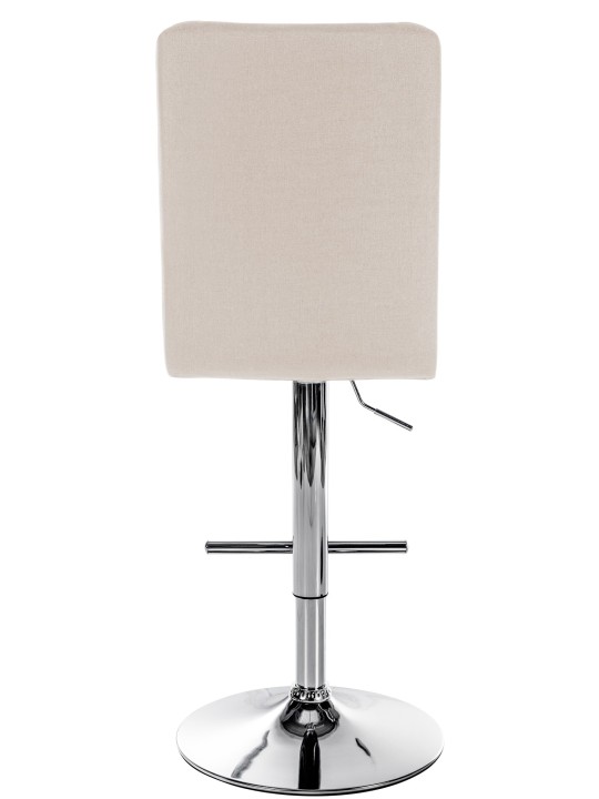 Scaun de bar Peking V2 stofa crom, crem