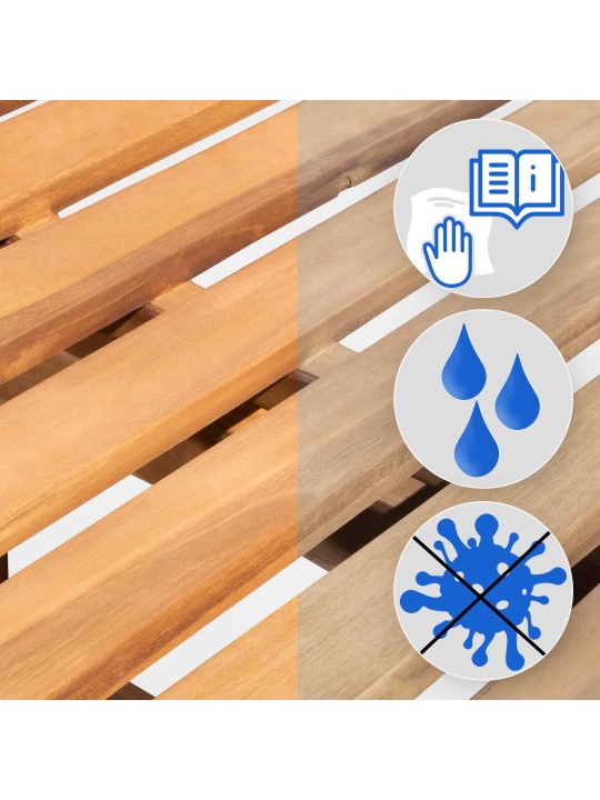 Bancă din teak Florida 240 cm, tec