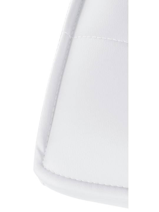 Scaun de bar Peking V2 piele artificiala, alb
