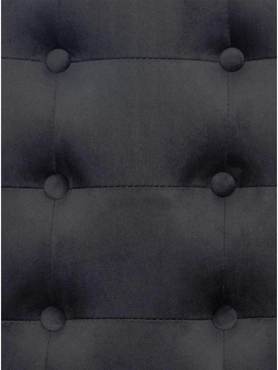 Sezlong Avon catifea, gri